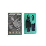 Porta tijera con cuerda metálica retráctil Porta tijera con cuerda metálica retráctil