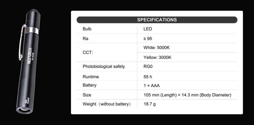 Linterna Médica Dr. K3S