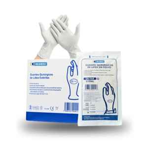 Guantes Quirúrgicos Estériles Látex Sin Polvo