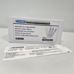 Depresor de madera estéril